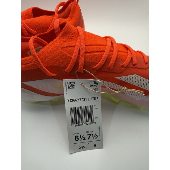 New Men’s Adidas X Crazyfast Elite FG Energy Citrus Pack Size 6.5/7.5W IG0593 main image 5